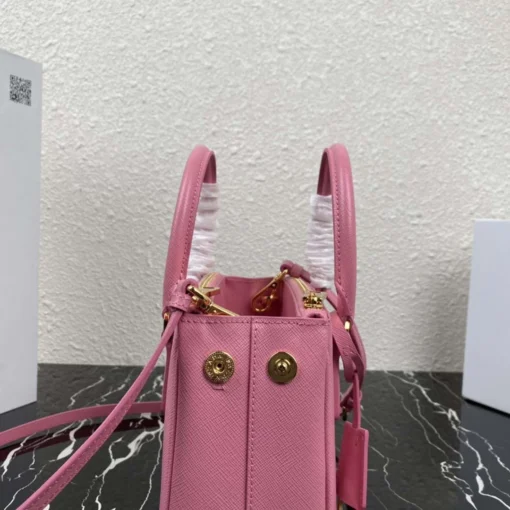 Replica Prada 1BA906 Prada Galleria Saffiano leather mini-bag Pink 6