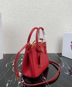 Replica Prada 1BA906 Prada Galleria Saffiano leather mini-bag Red 2