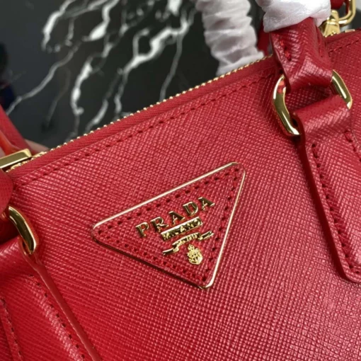 Replica Prada 1BA906 Prada Galleria Saffiano leather mini-bag Red 3