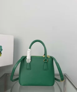 Replica Prada 1BA906 Prada Galleria Saffiano leather mini-bag Green