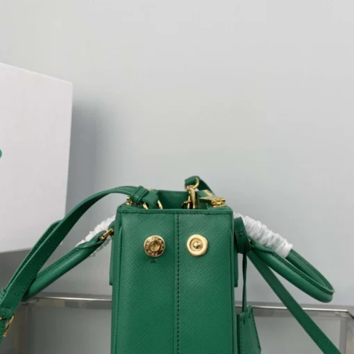 Replica Prada 1BA906 Prada Galleria Saffiano leather mini-bag Green 6