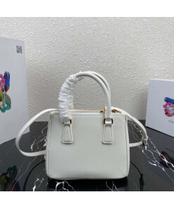 Replica Prada 1BA906 Prada Galleria Saffiano leather mini-bag White