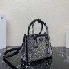 Replica Prada 1BA896 Prada Galleria Saffiano leather small bag Blue 10