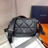 Replica Prada 1BG443 Prada Double Saffiano leather mini bag Tan 11