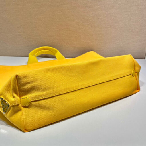 Replica Prada 1BG395 Drill tote Shoulder bag Yellow 5