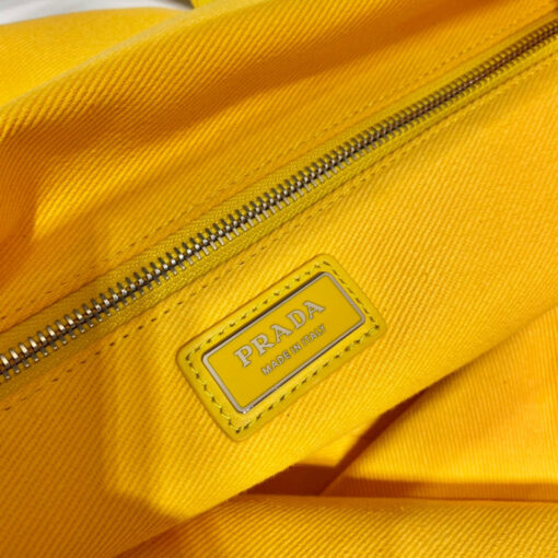 Replica Prada 1BG395 Drill tote Shoulder bag Yellow 8