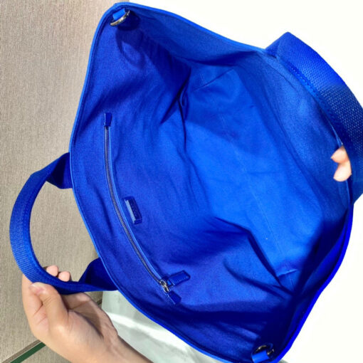 Replica Prada 1BG395 Drill tote Shoulder bag Blue 7