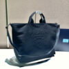 Replica Prada 1BG395 Drill tote Shoulder bag Blue 9