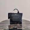 Replica Prada 1BG107 Re Nylon Medium Tote Bag Black 10