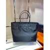 Replica Prada 1BG354 tote shoulder hanbag Nylon calfskin leather Black 9