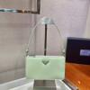 Replica Prada 1BC155 Saffiano leather mini bag White 10