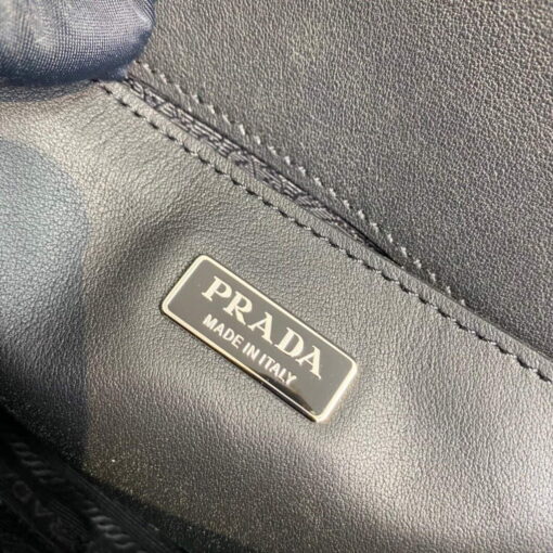 Replica Prada Brushed leather Prada Femme 1BD323 Black 8