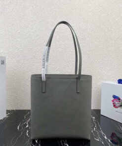 Replica Prada Saffiano Leather 1BG342 Tote Gray 2