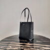 Replica Prada 2VG071 Re-Nylon and Leather tote Black 10