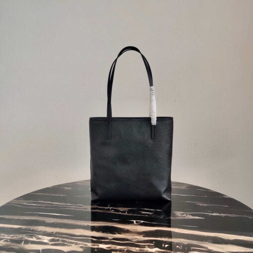 Replica Prada Saffiano Leather 1BG342 Tote Black 2