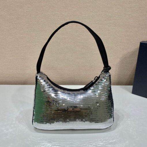 Replica Prada 1NE515 Re-Edition 2000 Re-Nylon mini-bag Silver 2