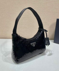 Replica Prada 1NE515 Re-Edition 2000 Re-Nylon mini-bag Black