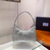 Replica Prada 1NE515 Satin mini-bag with artificial crystals apricot 10