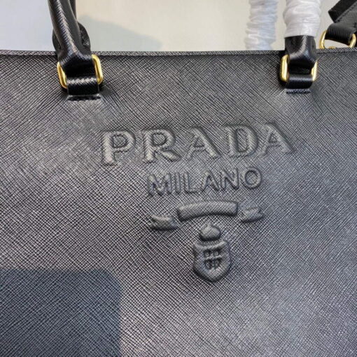 Replica Prada 1BA337 Medium Saffiano leather handbag Black 3