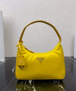 Replica Prada 1NE515 Re-Nylon Re-Edition 2000 mini-bag Yellow