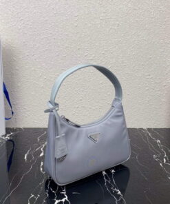 Replica Prada 1NE515 Re-Nylon Re-Edition 2000 mini-bag Light Blue