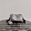 Replica Prada 1BD292 Prada System nappa leather patchwork Bag Light Pink 9