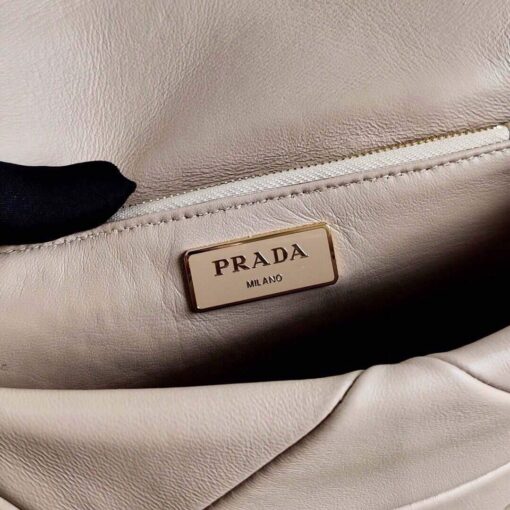 Replica Prada 1BD292 Prada System nappa leather patchwork Bag Apricot 8