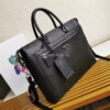 Replica Prada 2VD041 Re Nylon And Saffiano Leather Shoulder Bag in Black 10