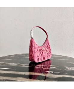 Replica Prada 1NE204 Prada Nylon and Saffiano Leather Mini Bag in Pink