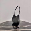 Replica Prada 1BC156 Prada Cleo Brushed Leather Shoulder Bag White 10