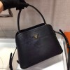 Replica Prada 1BA282 Medium Saffiano Leather Prada Matinee Bag Gray 10