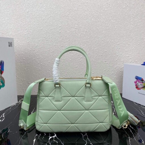 Replica Prada Small Prada Galleria Saffiano Leather bag 1BA863 Green