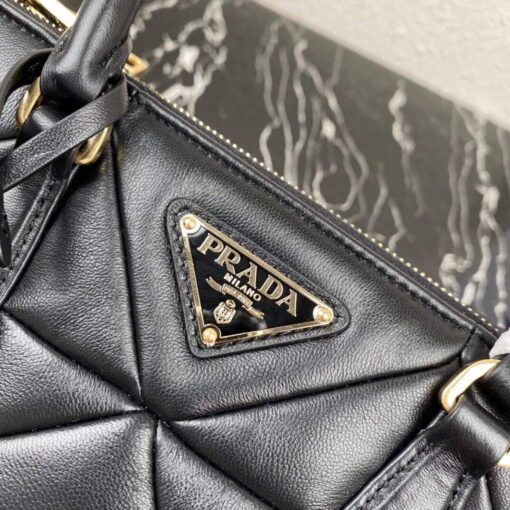 Replica Prada Small Prada Galleria Saffiano Leather bag 1BA863 Black 3