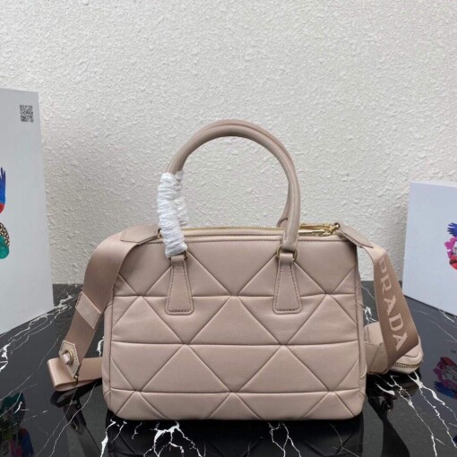 Replica Prada Small Prada Galleria Saffiano Leather bag 1BA863 Apricot