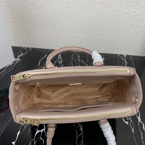 Replica Prada Small Prada Galleria Saffiano Leather bag 1BA863 Apricot 7