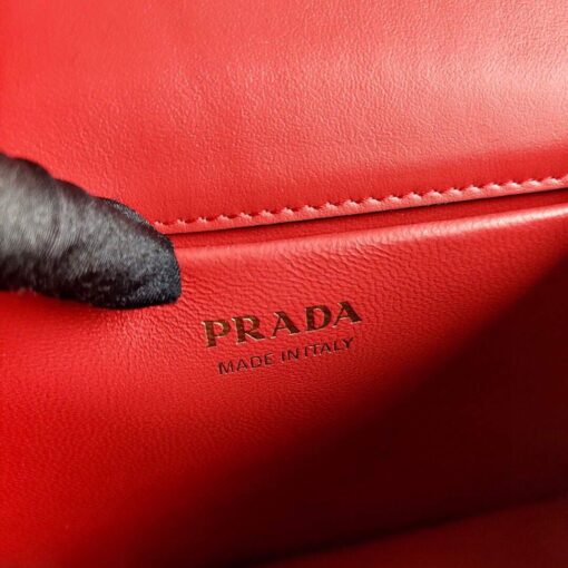 Replica Prada Saffiano Leather Symbole Bag 1BN021 Red 7