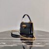 Replica Prada Saffiano Leather Symbole Bag 1BN021 Dark Green 9