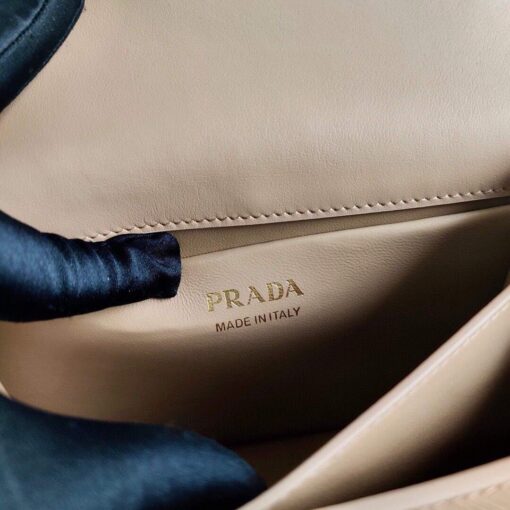 Replica Prada Saffiano Leather Symbole Bag 1BN021 Apricot 6