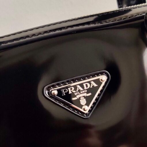 Replica Prada Saffiano Leather Briefcase Bag 2VE368 Black 5