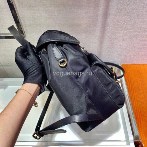 Replica Prada Robot Fabric Backpack 1BZ677 In Black 5