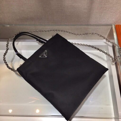 Replica Prada 1BA252 Nylon Handbag Black 3