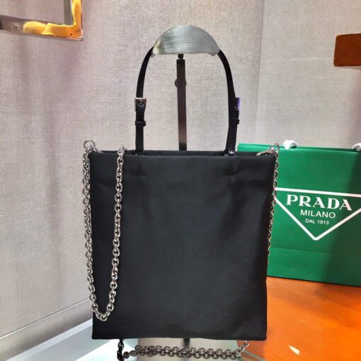 Replica Prada 1BA252 Nylon Handbag Black 5