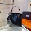 Replica Prada 1BA212 Medium Saffiano Leather Prada Panier Bag in Black 9