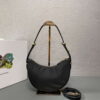 Replica Prada 1BD320 Prada Emblème Saffiano Shoulder Bag Black 9