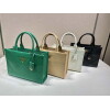 Replica Prada 1BA379 Small leather Prada Symbole bag with topstitching White 10