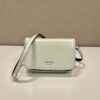 Replica Prada 2VD061 Black Brushed Leather Mini-bag With Shoulder Strap Brown 11