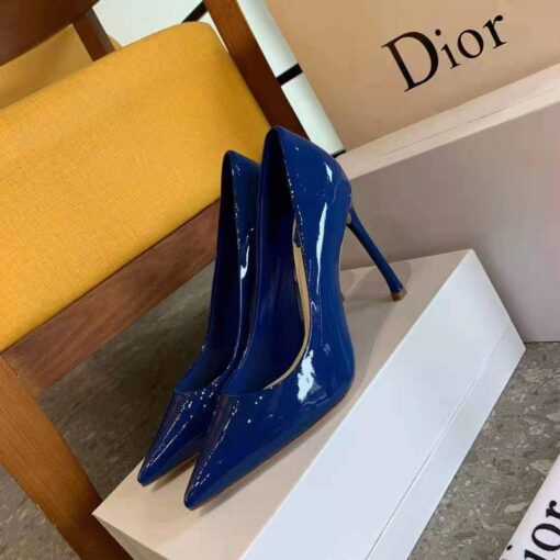 Replica Dior Women’s Pump Dior Designer Shoes 81175 Navy Blue 2