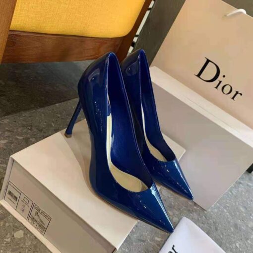 Replica Dior Women’s Pump Dior Designer Shoes 81175 Navy Blue 3