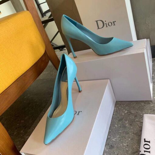 Replica Dior Women’s Pump Dior Designer Shoes 81175 Blue 3