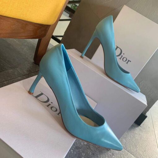 Replica Dior Women’s Pump Dior Designer Shoes 81175 Blue 4